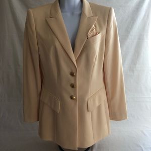Escada Yellow Silk Women’s s38 Blazer